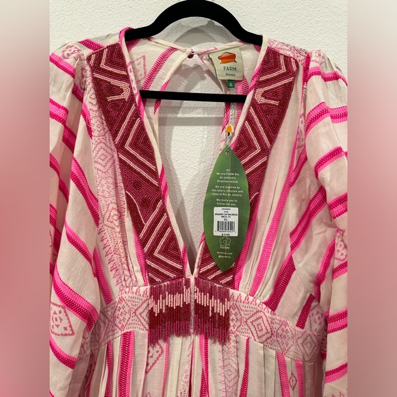 Farm Rio Jaquard Caftan Dress size XL (ON HOLD) - Picture 7 of 12
